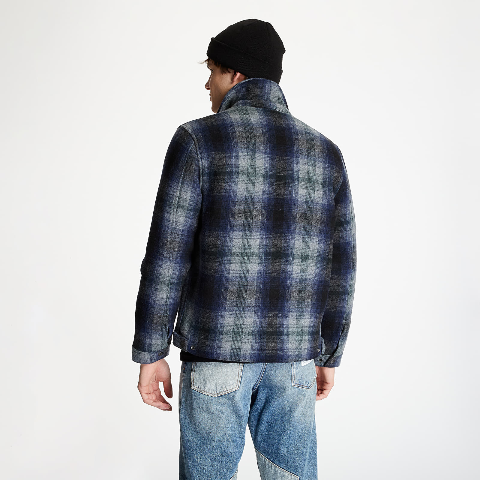 Jackets Carhartt WIP Detroit Vermont Jacket Vermont Check, Black/ Admiral