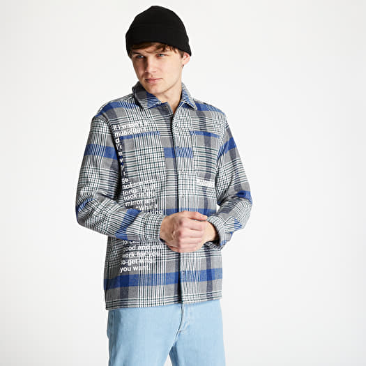 PLEASURES Forces Plaid Overshirt