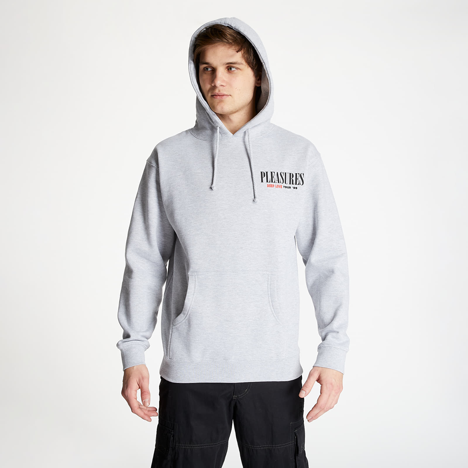 Hoodies and sweatshirts  PLEASURES Deep Love Hoody Heather Grey