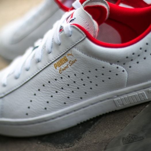 Puma court top star rouge
