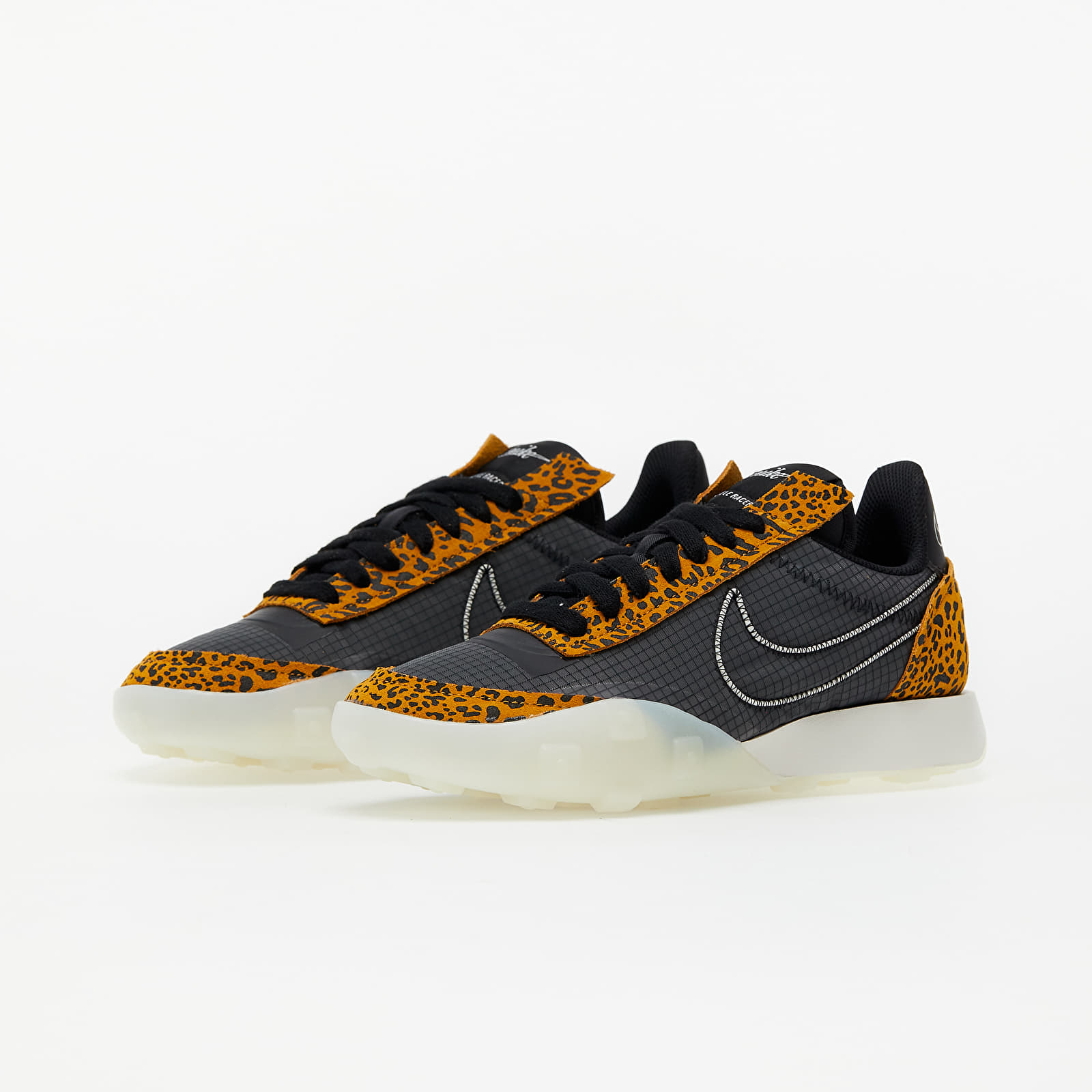 nike waffle racer 2x black