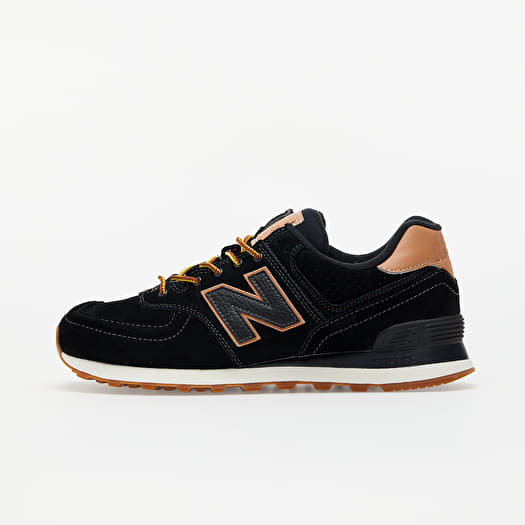 New balance 574 black with tan shop