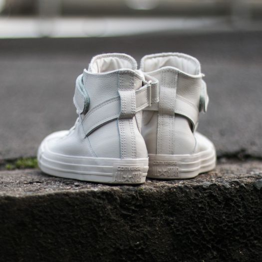 white converse high tops with straps