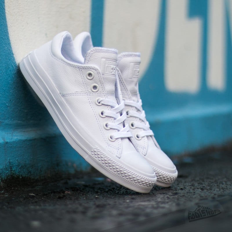White converse madison leather ox online