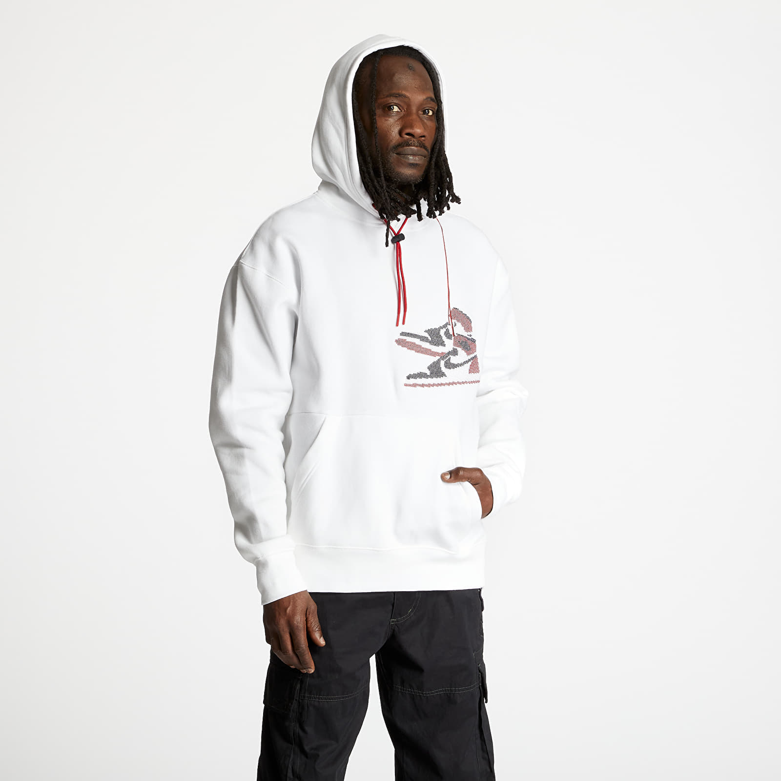 Mikinas ar kapuci un sporta krekli Jordan Jumpman Holiday Pullover Hoodie White