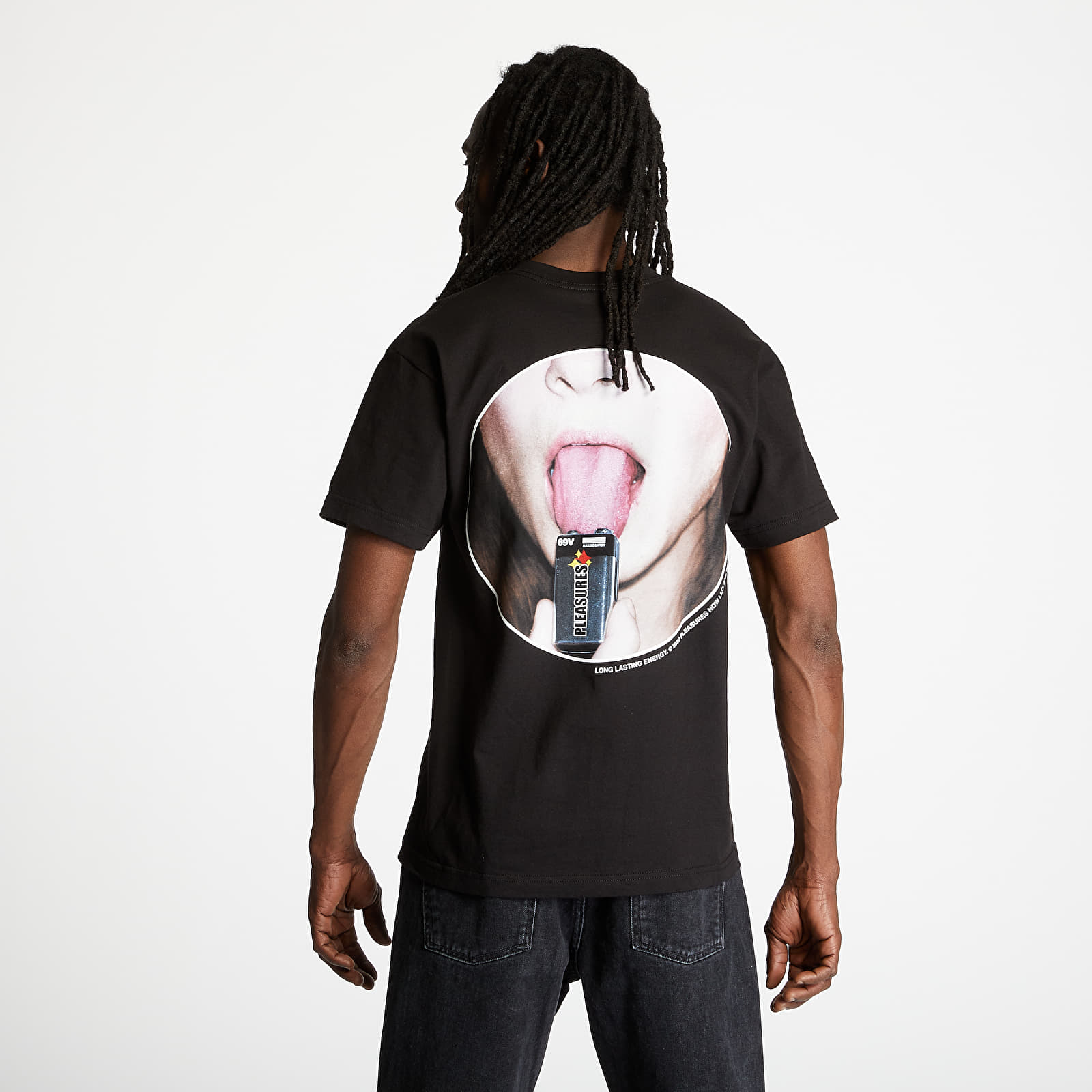 T-shirts PLEASURES Charge Tee Black