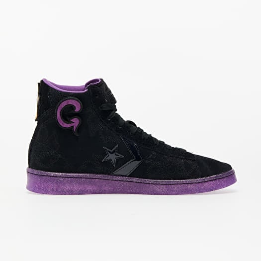 Converse purple store leather
