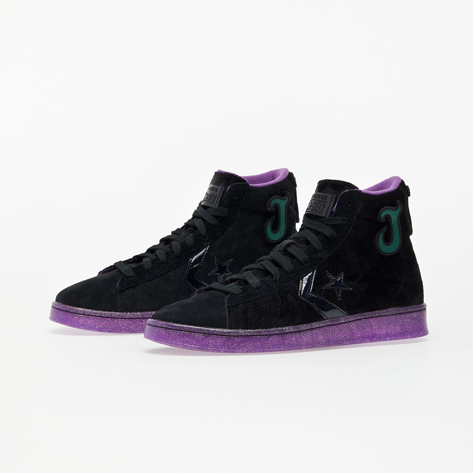 Converse x Joe Fresh Goods Pro Leather Black/ Black/ Amaranth Purple ...