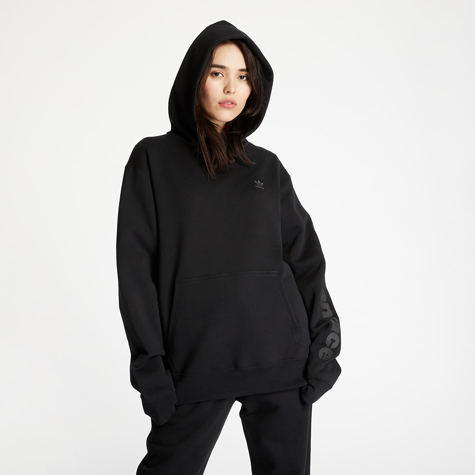 Hoodies and sweatshirts adidas x Pharrell Williams Premium Basics Hoodie Black