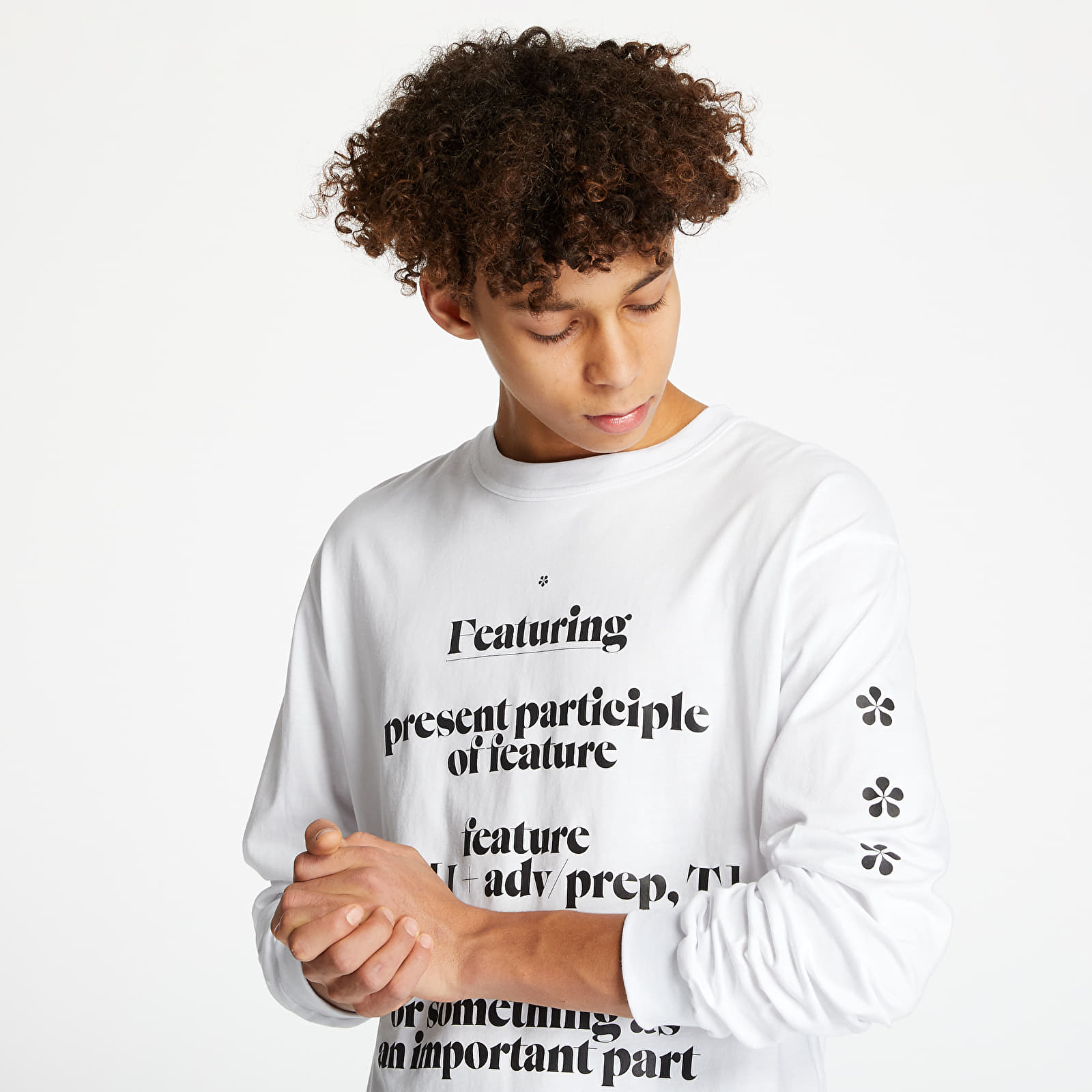 Magliette RAP x Footshop Definition Longsleeve White