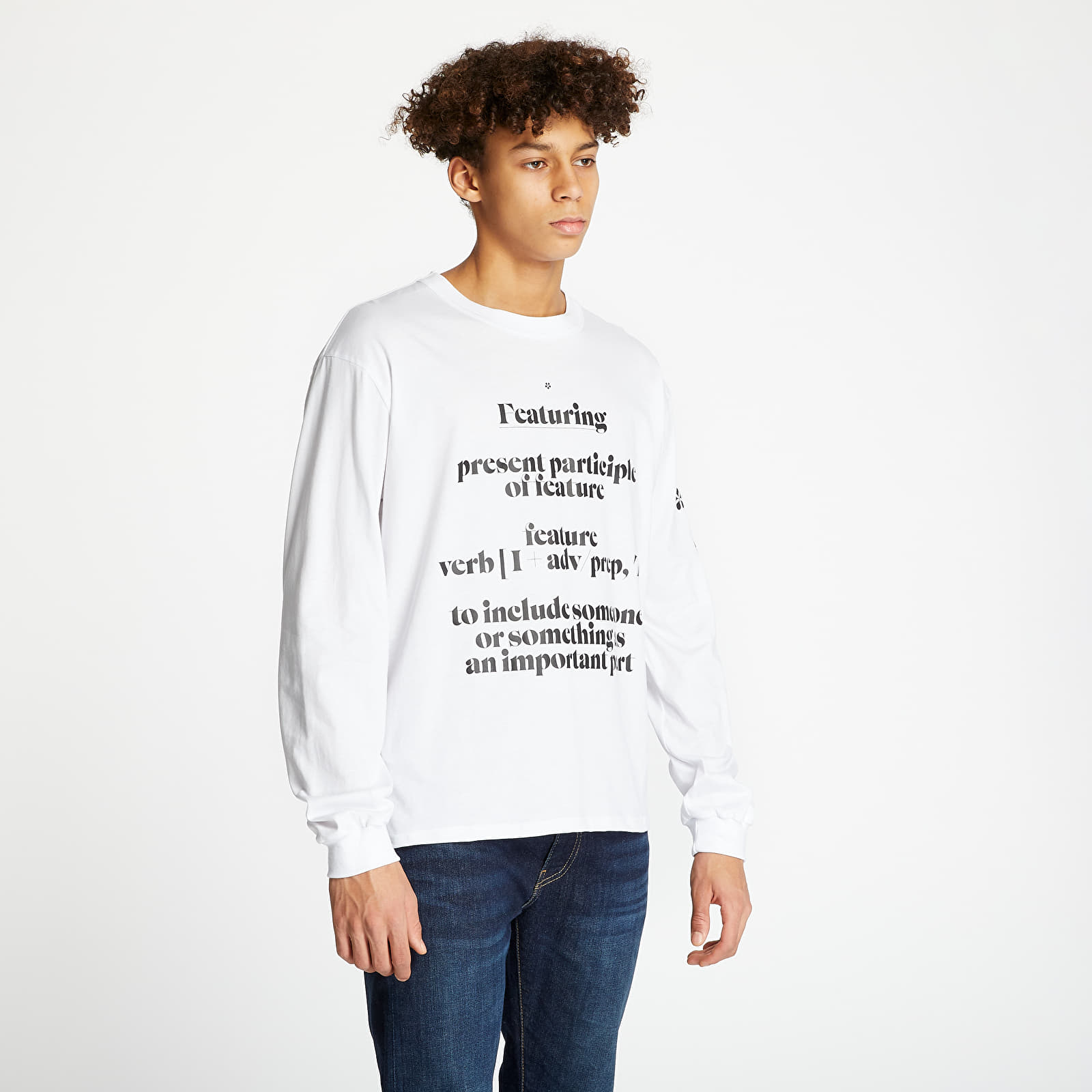 Magliette RAP x Footshop Definition Longsleeve White