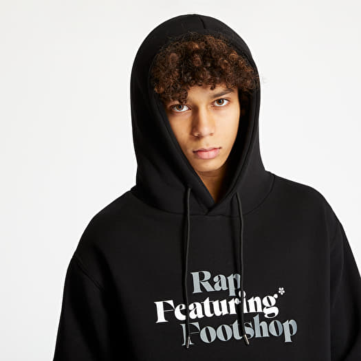 Hoodies and sweatshirts RAP x Footshop Feat Hoodie Black Footshop