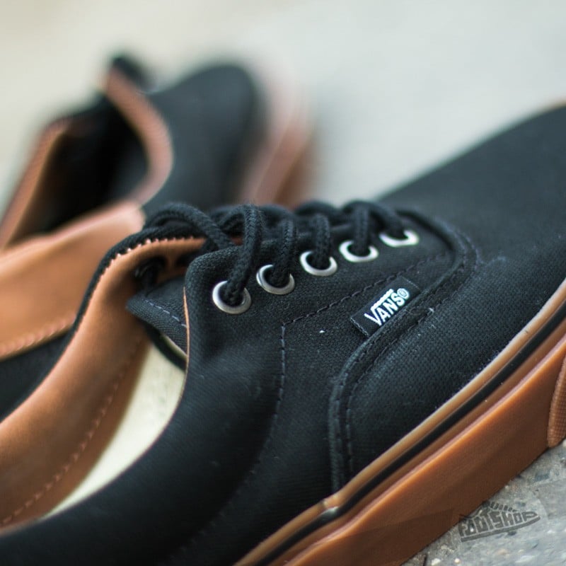 Vans black classic deals gum