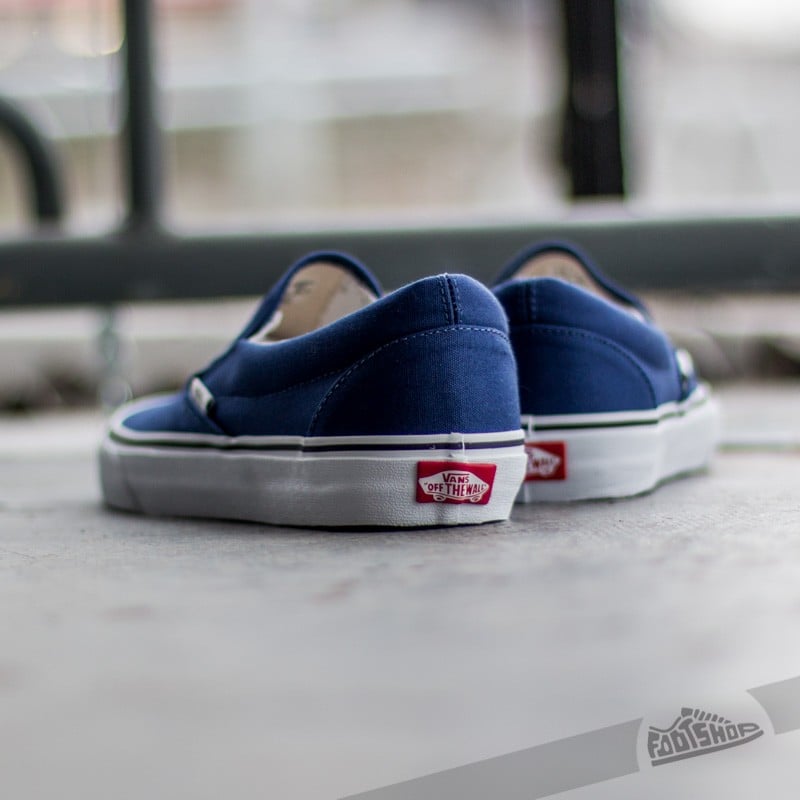 Navy slip on shop vans womens