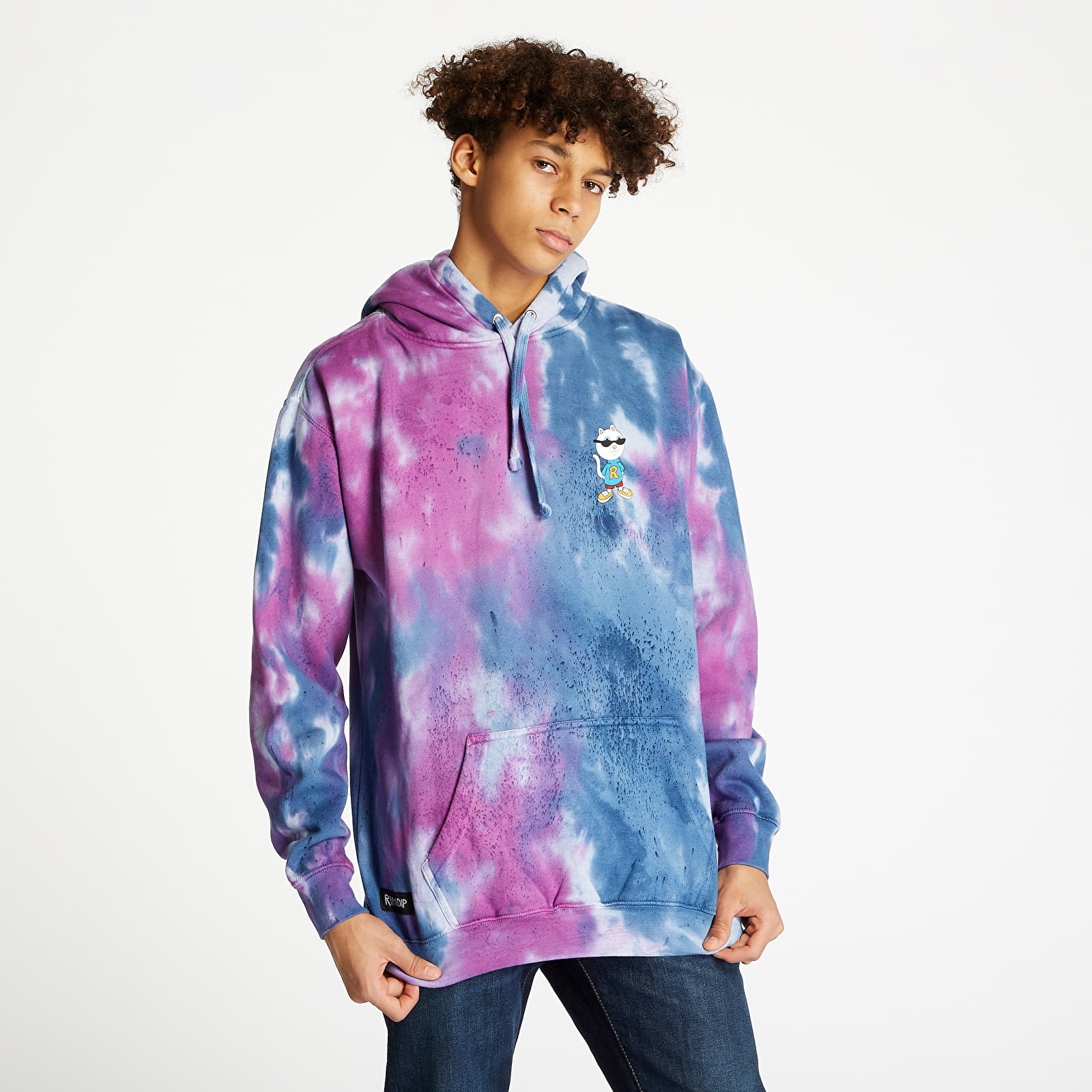 Ripndip tie dye hoodie hot sale