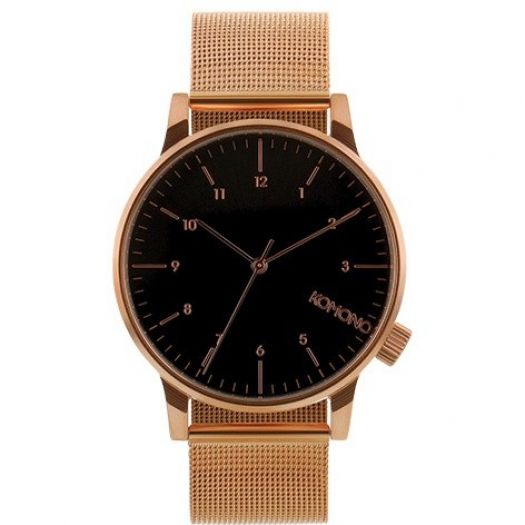Komono Winston Royale Rose Gold/Black | Footshop
