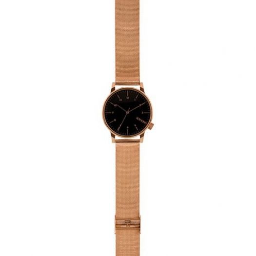 Komono Winston Royale Rose Gold/Black | Footshop