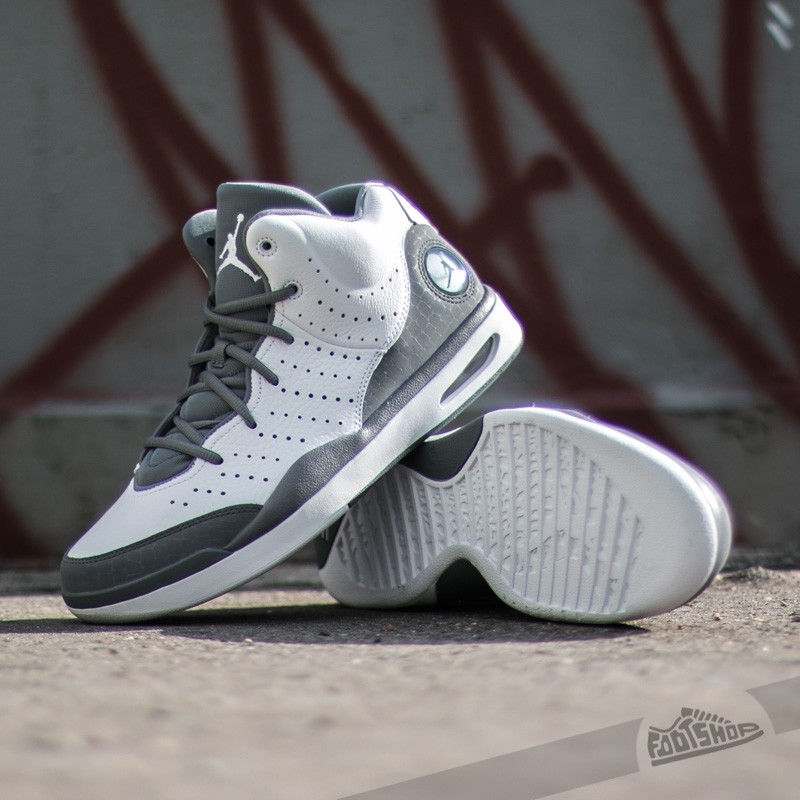 Jordan flight white and grey clearance