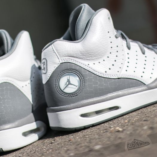 Jordan flight white and grey outlet