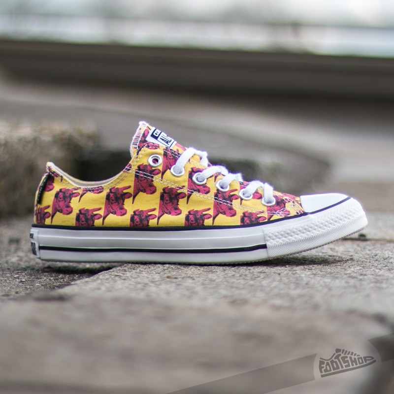 Pánské tenisky a boty Converse CT All Star Ox White/ Yellow