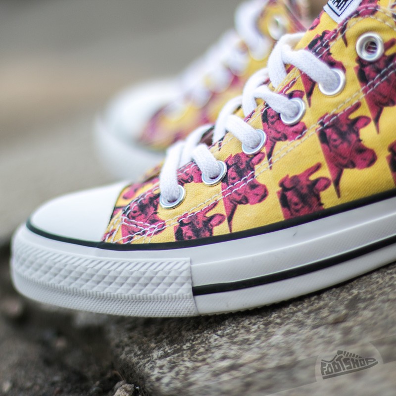 Pánské tenisky a boty Converse CT All Star Ox White/ Yellow