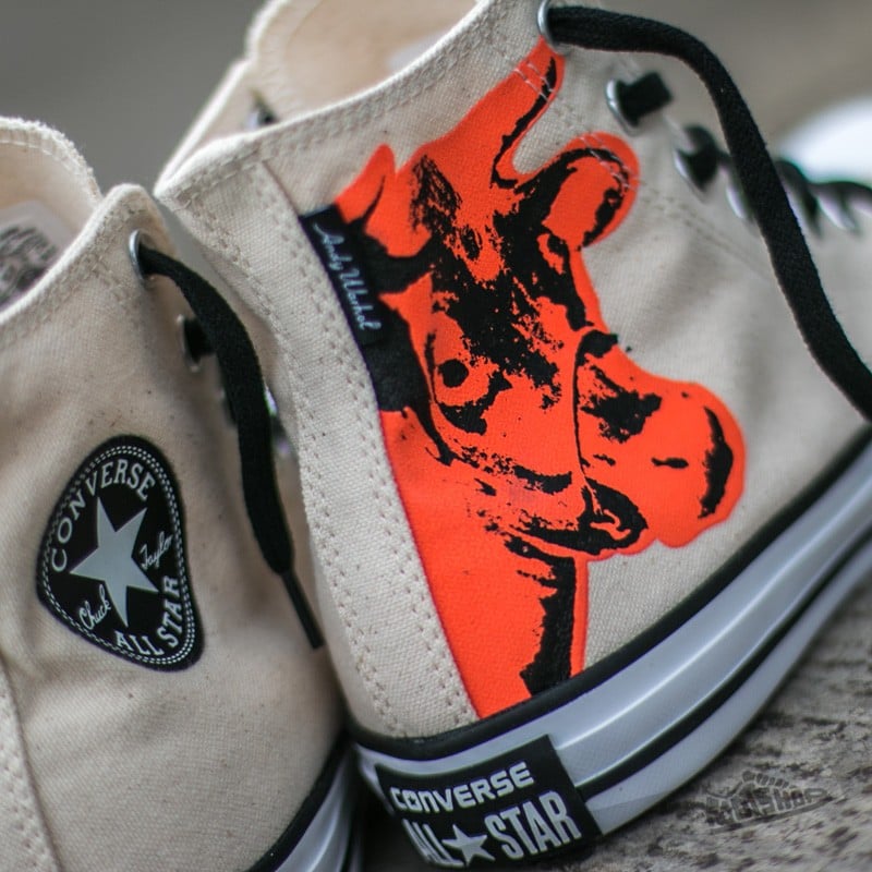 Miesten kengät Converse Chuck Taylor All Star Hi Andy Warhol White/Black/Fuchsia Purple