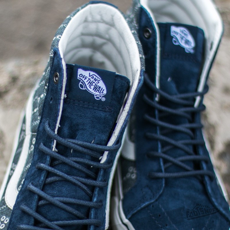 Pánské tenisky a boty Vans Sk8-Hi Reissue Indigo Mood Indigo/ Blanc De Blanc