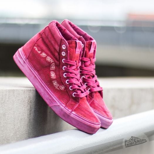 Vans sk8 hi reissue red cheap
