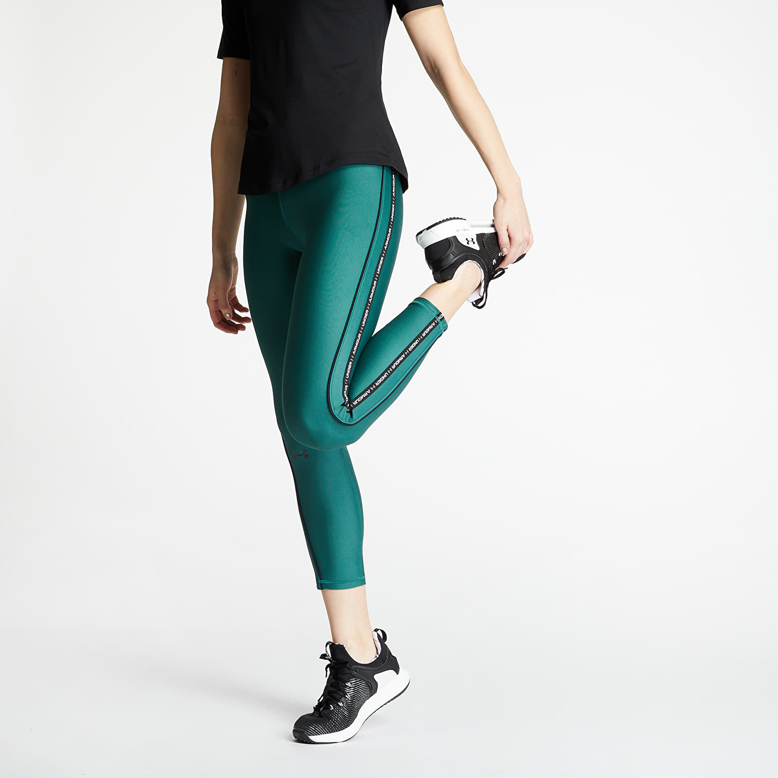 Pants Under Armour HG Armour WMT Ankle Crop Pants Saxon Green/ Black/ Black