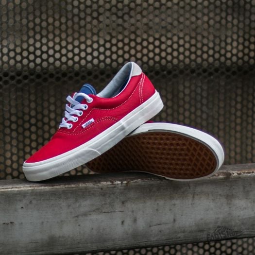 Men s shoes Vans Era 59 Vintage Sport Racing Red Bijou Blue Footshop