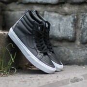 Vans Sk8-Hi Reissue Zip Premium Leather Black/ True White