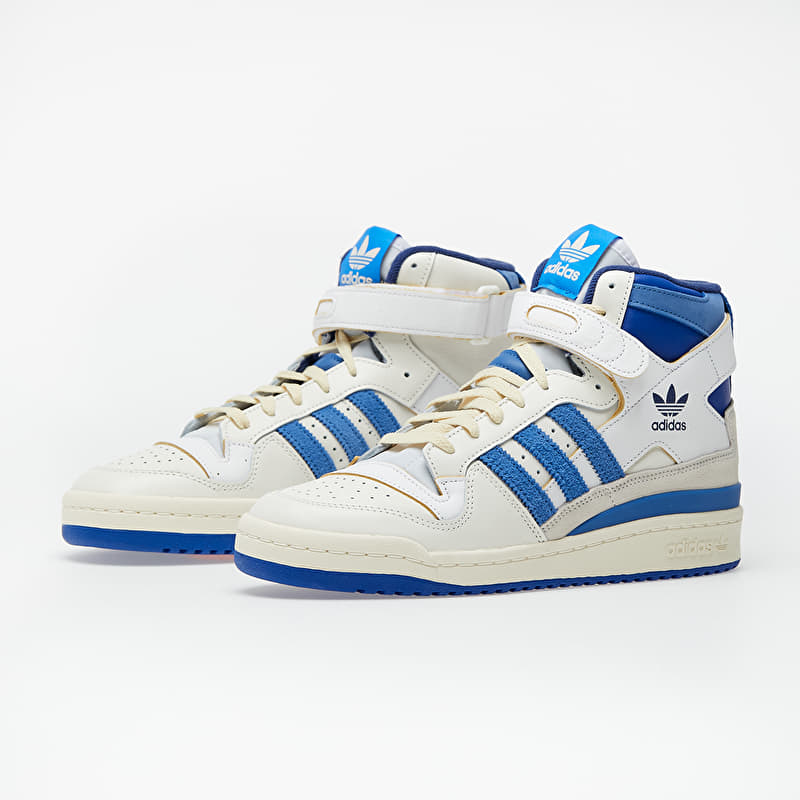 極美品　 FORUM 84 HIGH BLUE THREAD　28 Men's shoes adidas Forum 84 High Blue Thread Off White/ Bright