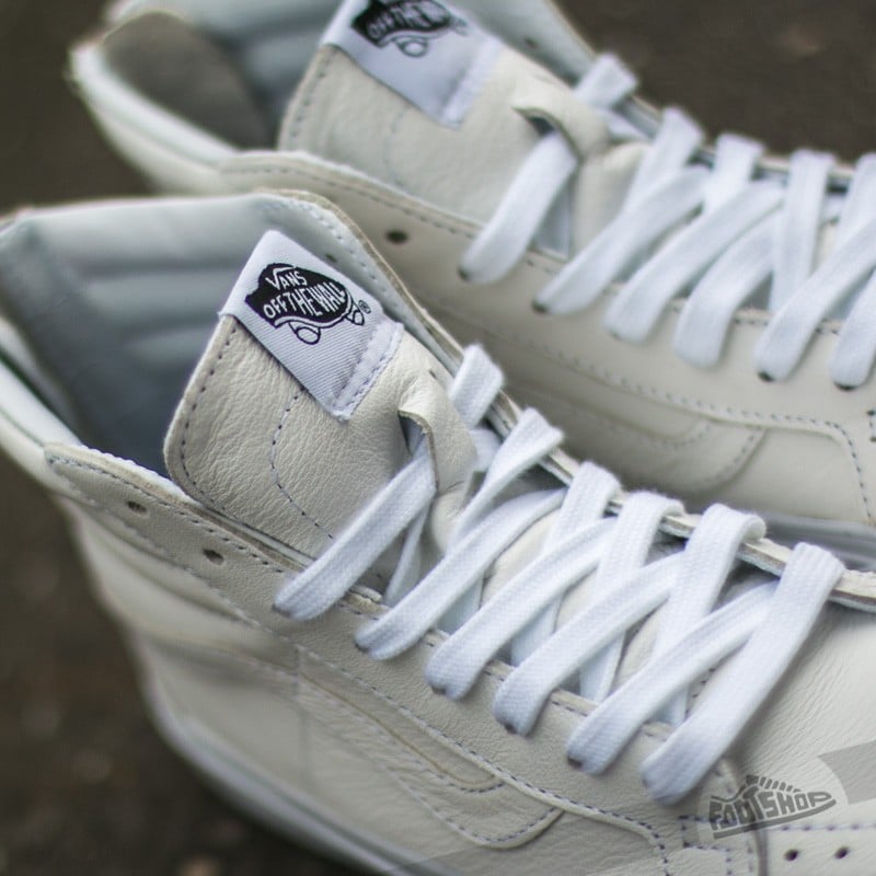 Pánské tenisky a boty Vans SK8 Hi Reissue Zip Premium Leather Tr White/ Black