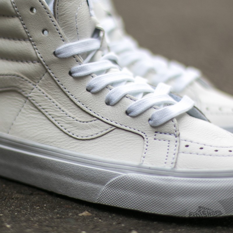 Vans sk8 hi reissue zip white on sale