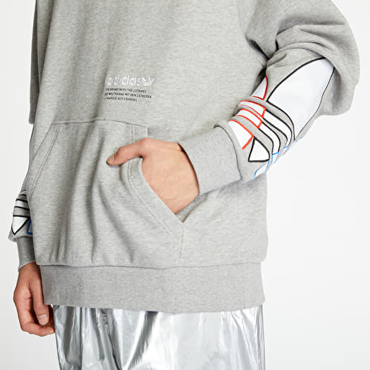 Adidas originals best sale tricolor hoodie