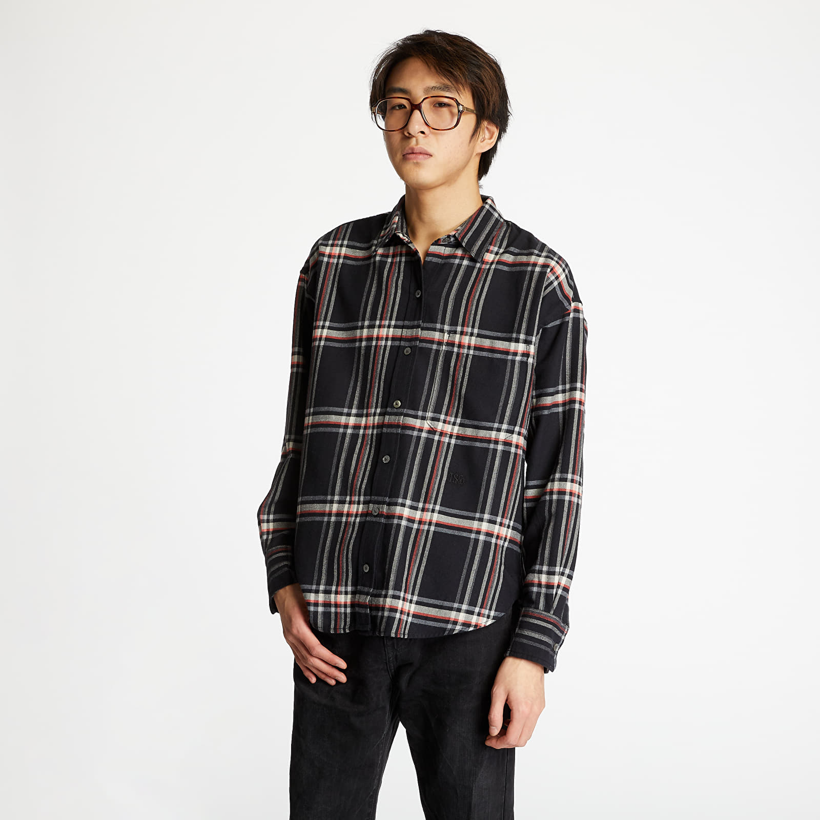 Camisas Levi's® The Relaxed Shirt Whittier Caviar Multicolor