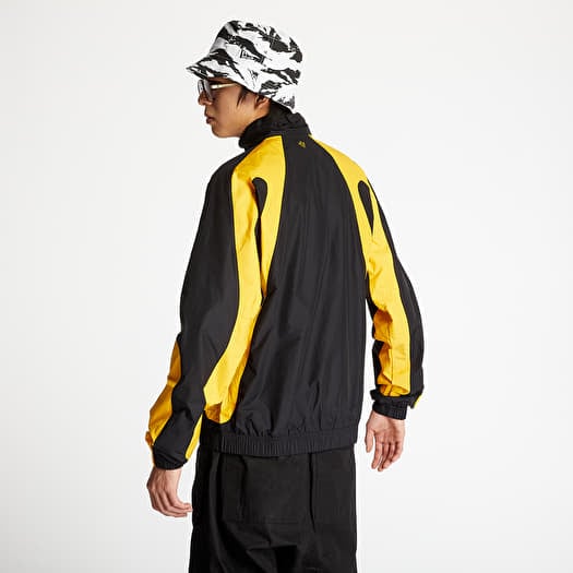 Nike windbreaker black and gold on sale