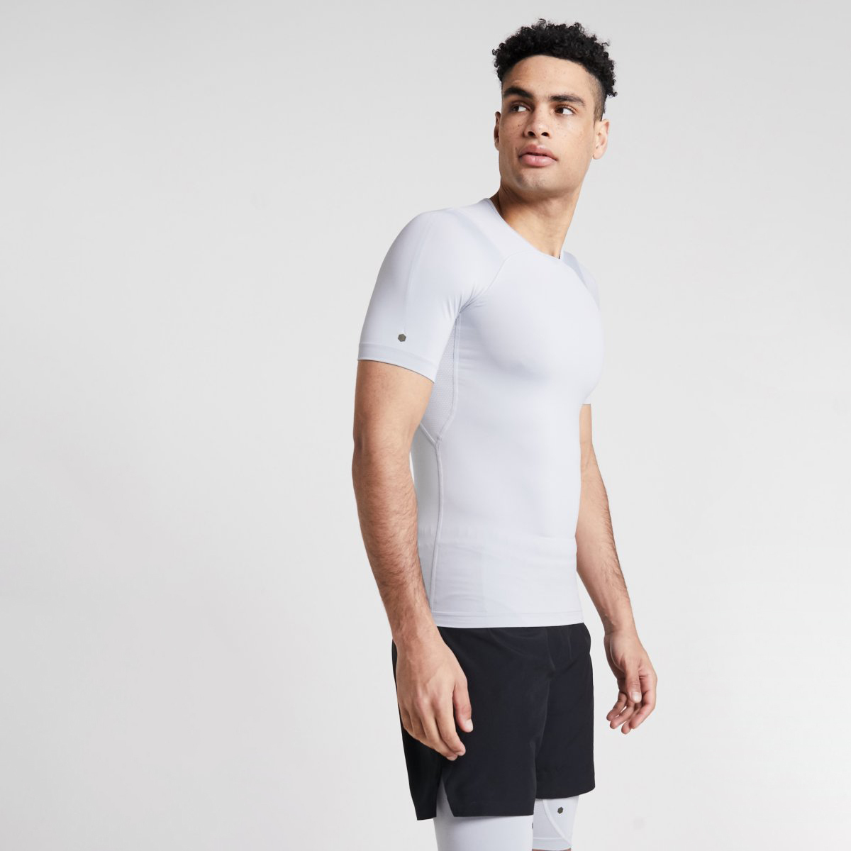 T-shirts Under Armour Rush Compression Tee Grey