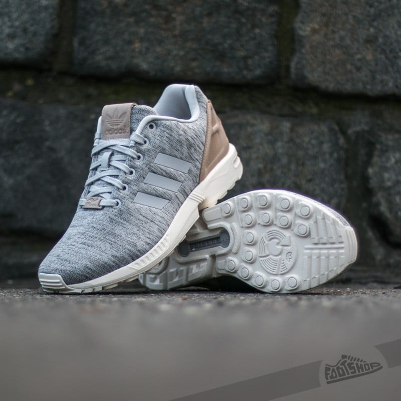 Men s shoes adidas ZX Flux Solid Grey Pale Nude White Footshop