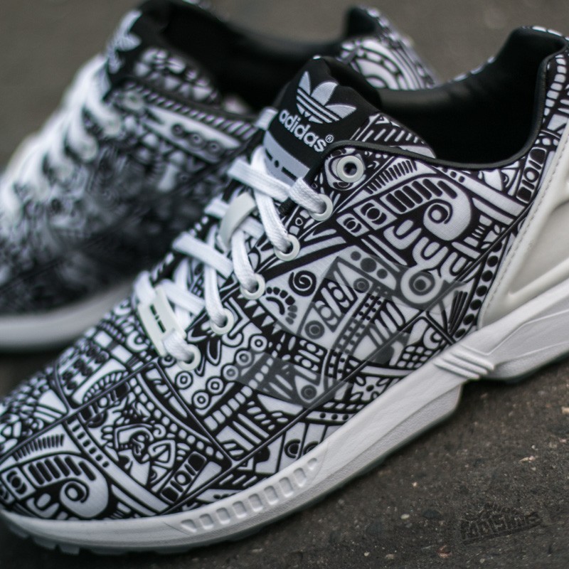 adidas Zx Flux Ftw White/ Ftw White/ Core Black | Footshop