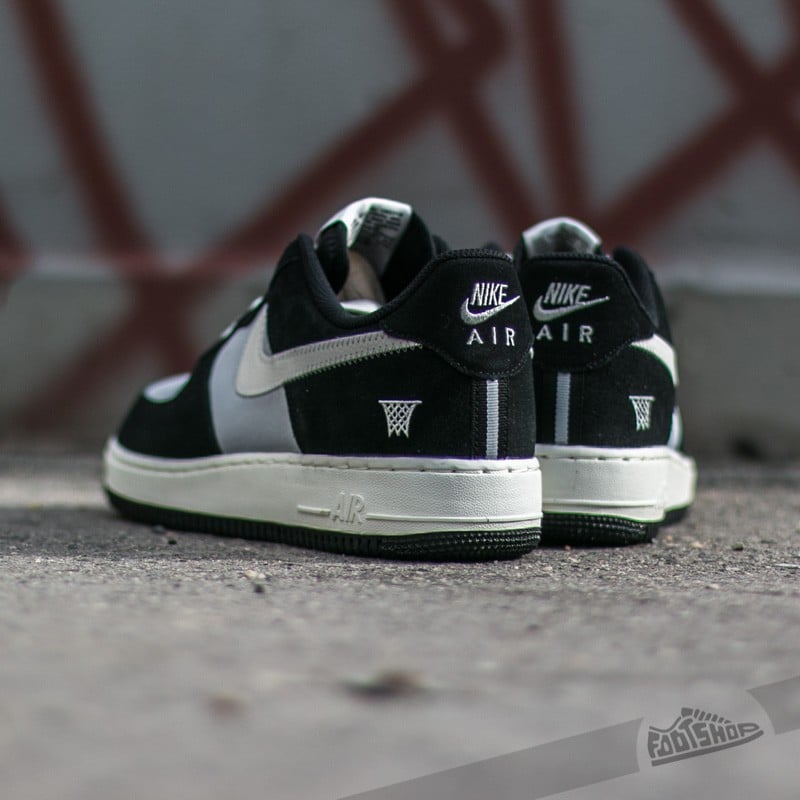 Sko til mænd Nike Air Force 1 Black/ Sail-Wolf Grey