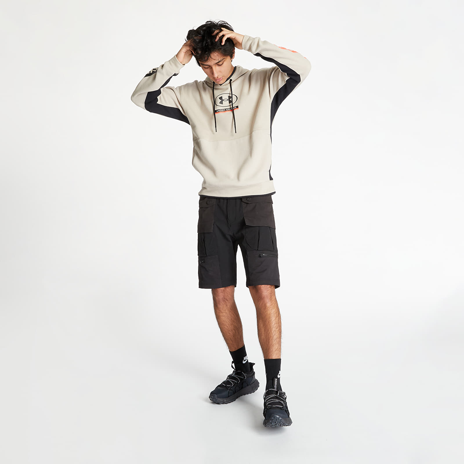 Kapucnis pulóverek és pulcsik Under Armour 12/1 Pack Hoodie Highland Buff/ Black