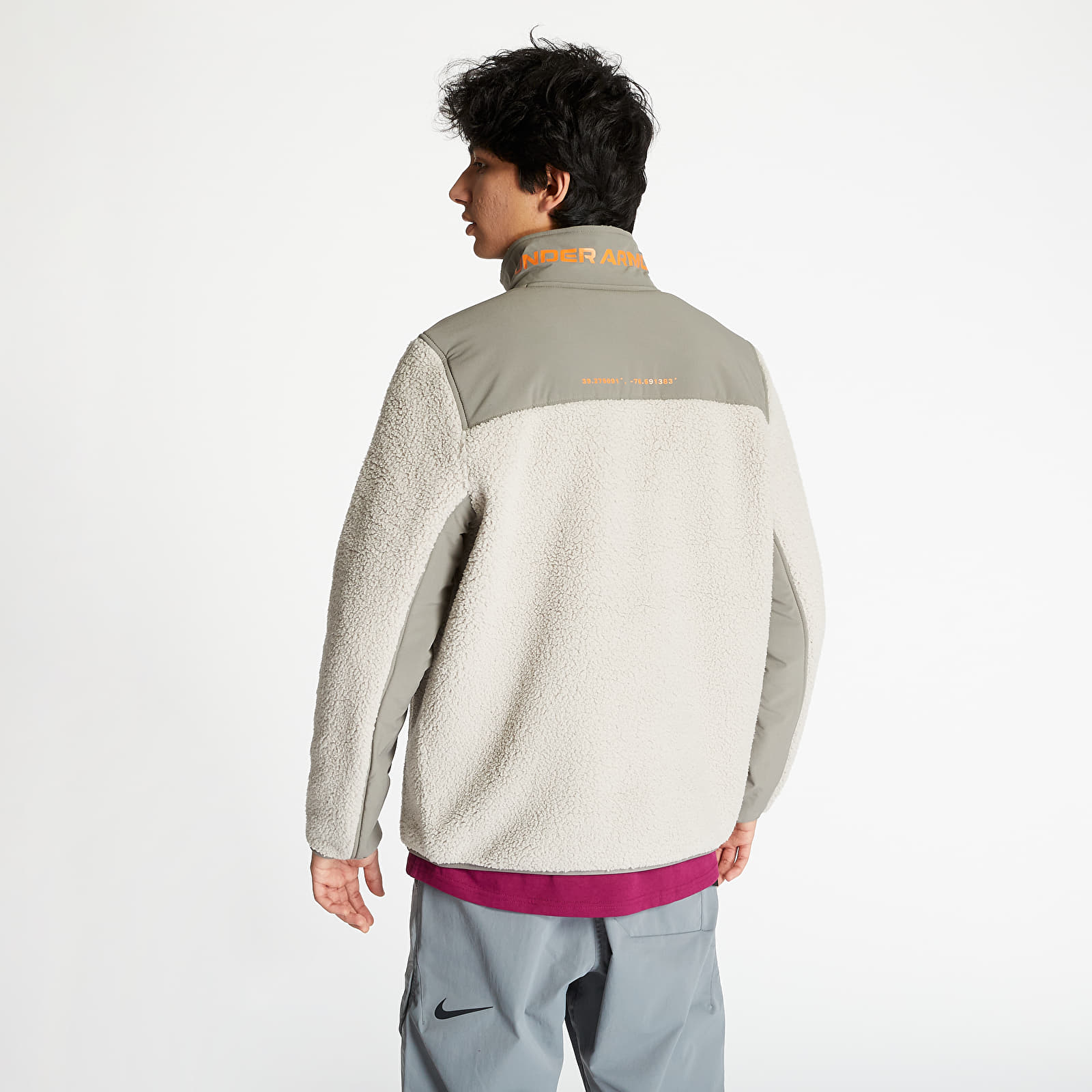 Jackets Under Armour Legacy Sherpa Swacket Highland Buff Brown