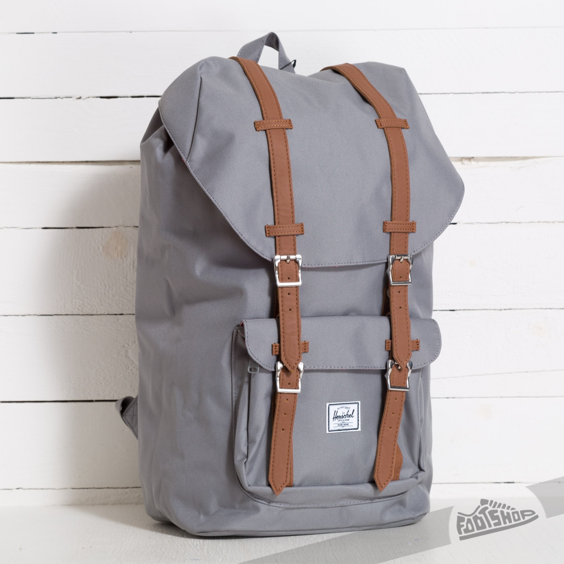 Batohy Herschel Supply Co. Little America Backpack Grey/ Tan