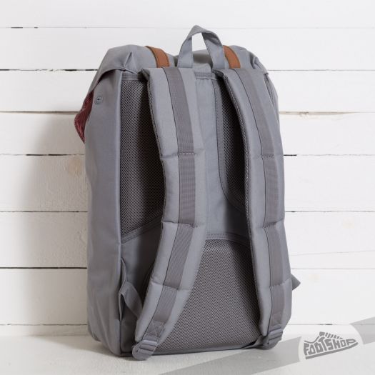Herschel little america grey tan sales