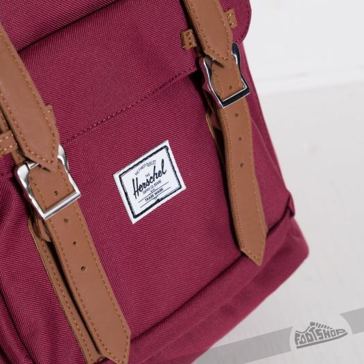 Accessories Herschel Supply Co. Little America Backpack Windsor Wine Tan Footshop