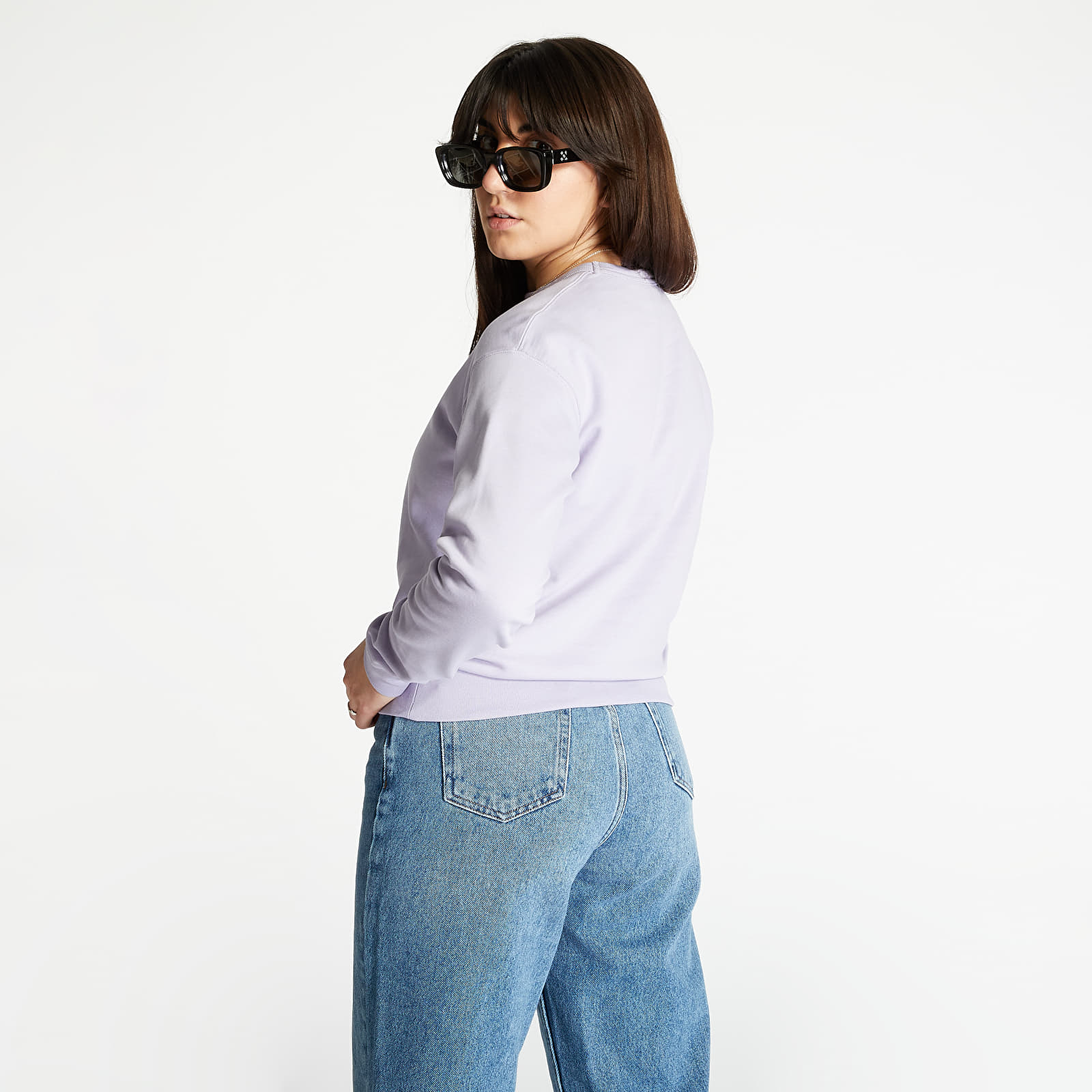 Sudaderas WOOD WOOD Flora Sweatshirt Crewneck Light Purple