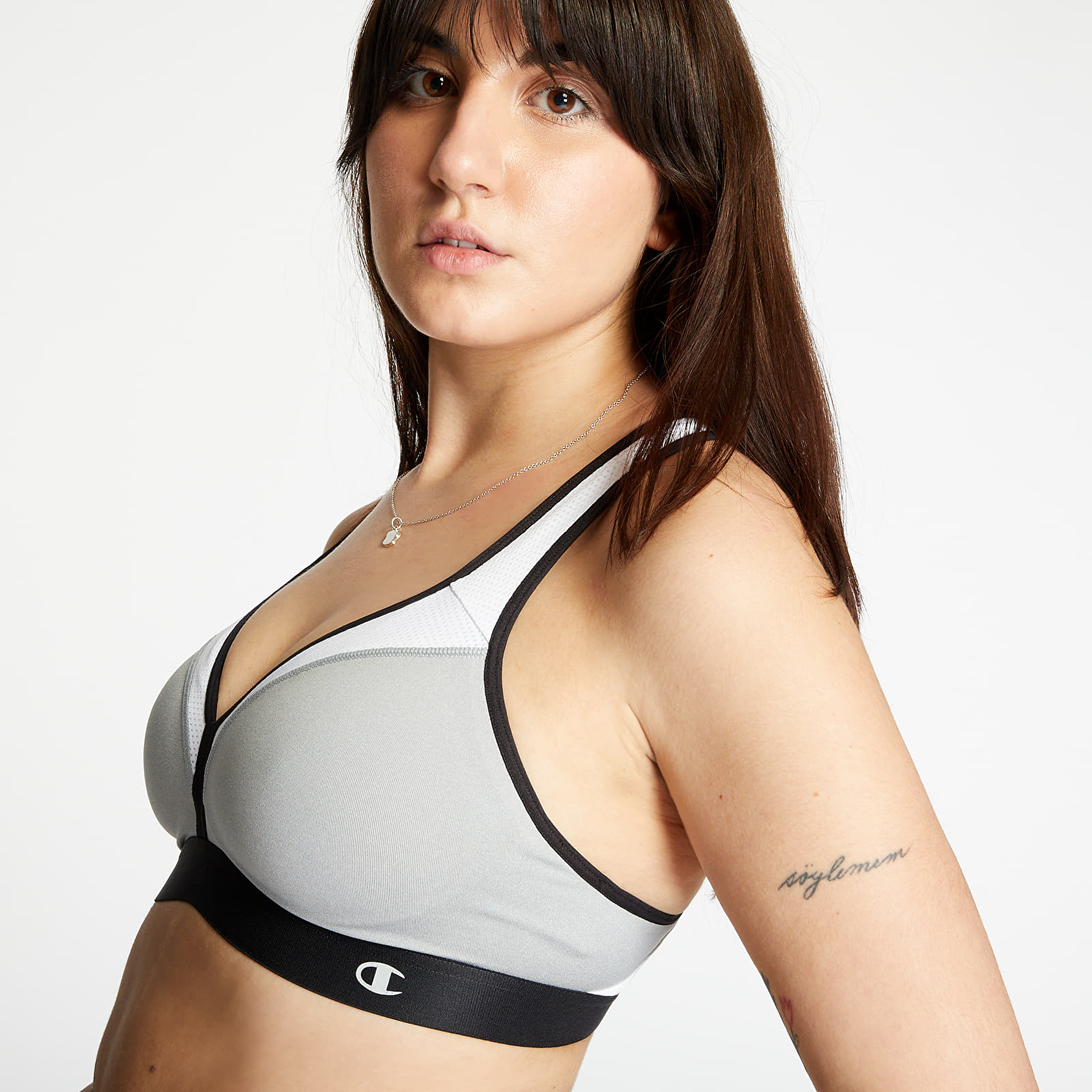 Bras Champion The Curvy Sports Bra Heather Grey/ Black