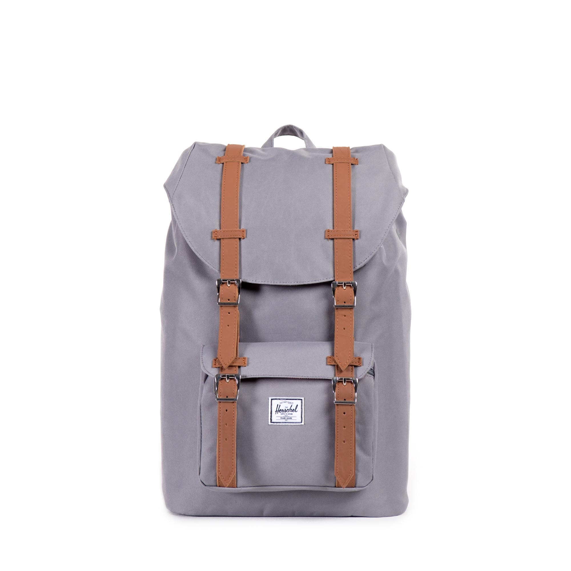 Batohy Herschel Supply Little America Mid Volume Grey/Tan Synthetic Leather