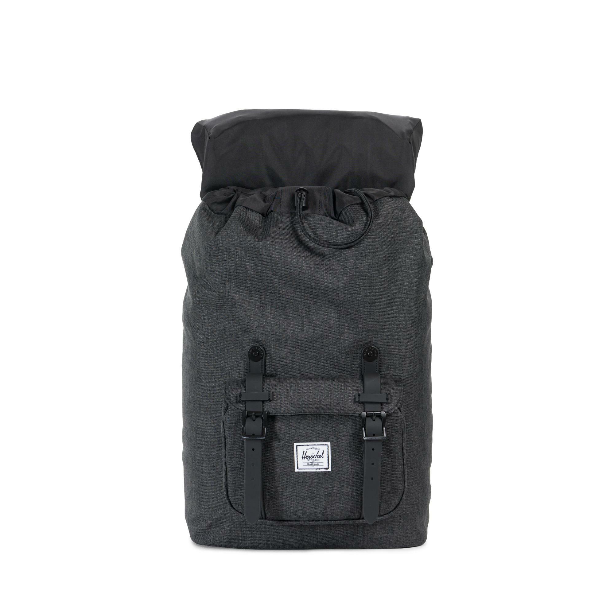 Rucksäcke Herschel Supply Little America Mid Volume Black Crosshatch/Black